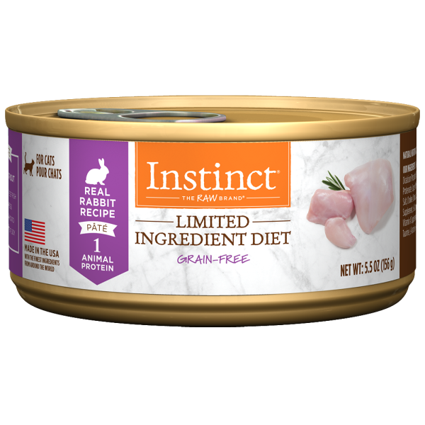 Instinct - GF LID Farm Raised RABBIT Wet Cat Food - 156GM (5.5oz)