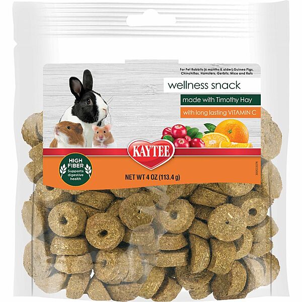 Kaytee, CRANBERRY ORANGE Timothy Hay Biscuits Rabbit Treat, 113.4GM (4oz)