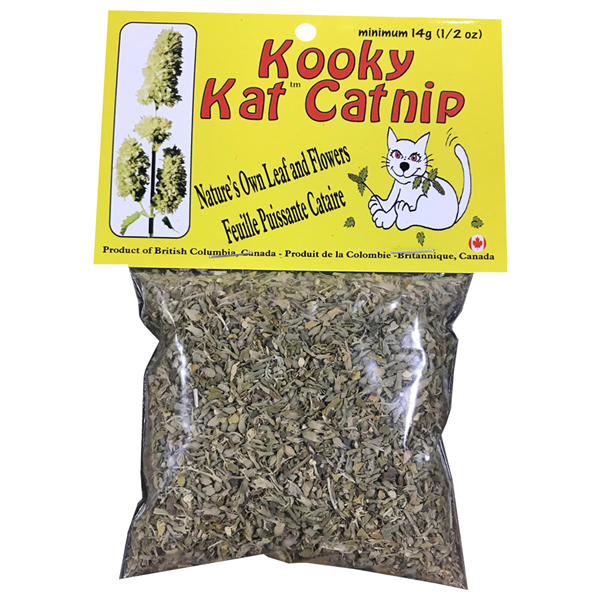 Kooky Kat - Catnip Leaf and Flowers Polybag - 14GM