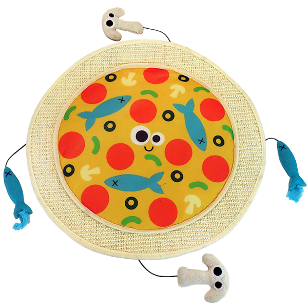 *DISC* Mad Cat - Pizza Purrty Play Mat - 45CM (18in)