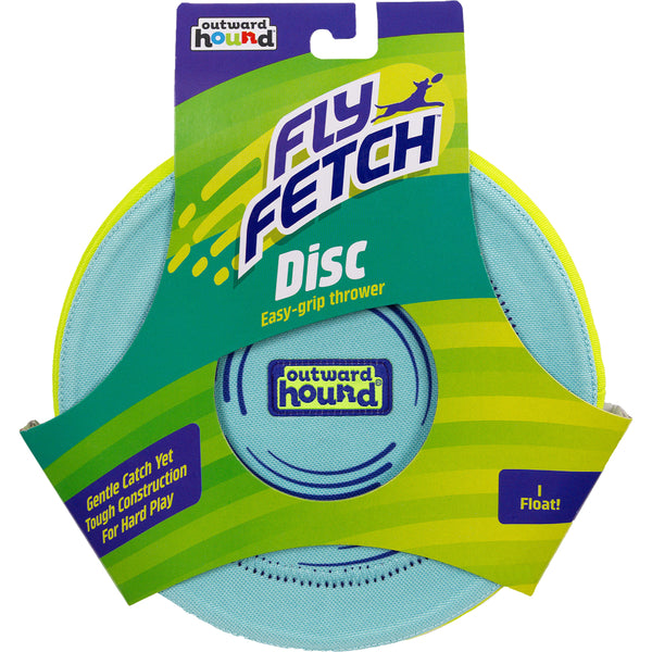 Outward Hound - Flyfetch Disc Dog Toy - BLUE - MEDIUM
