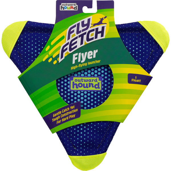 Outward Hound - Flyfetch Flyer Dog Toy - PURPLE - MEDIUM