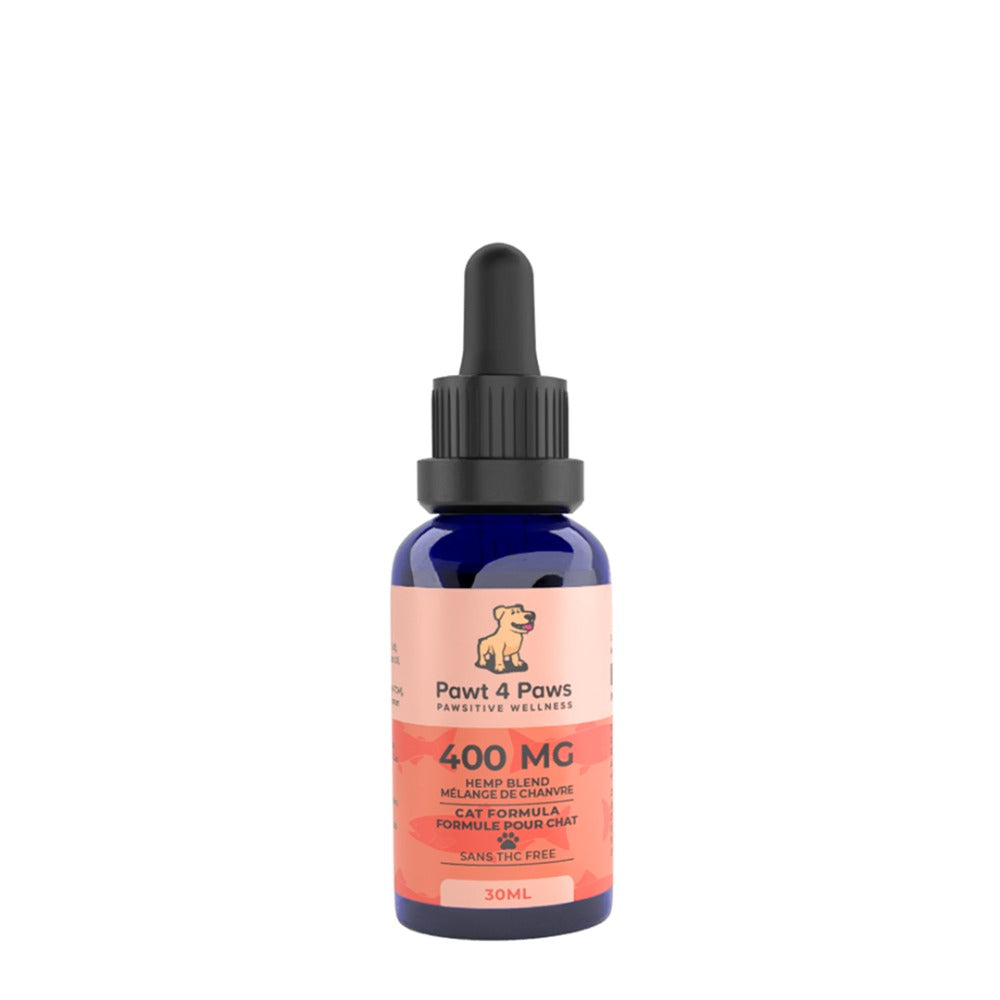 Pawt 4 Paws - CBD Oil for Cats - SALMON Oil Added - 400MG – 30ML