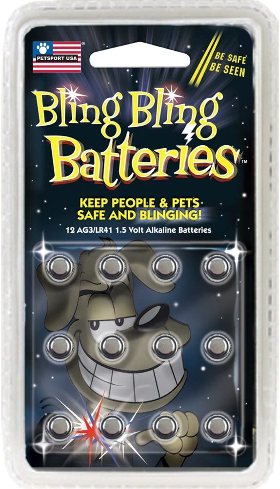 *DISC* PetSport - Bling Bling Batteries - AG3 Batteries - 12PK (SOLD SEPARATELY)