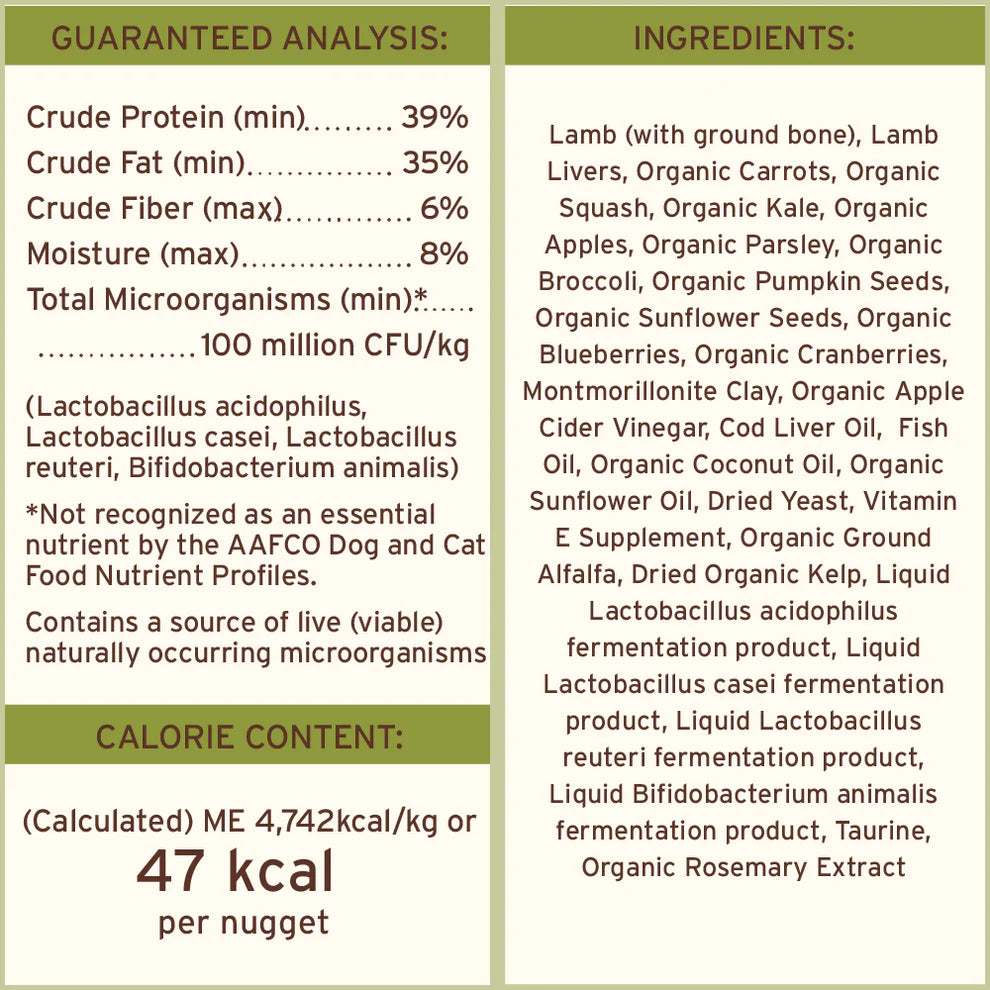 *PREORDER* Primal - Freeze Dried LAMB Dog Food - 156GM (5.5oz)