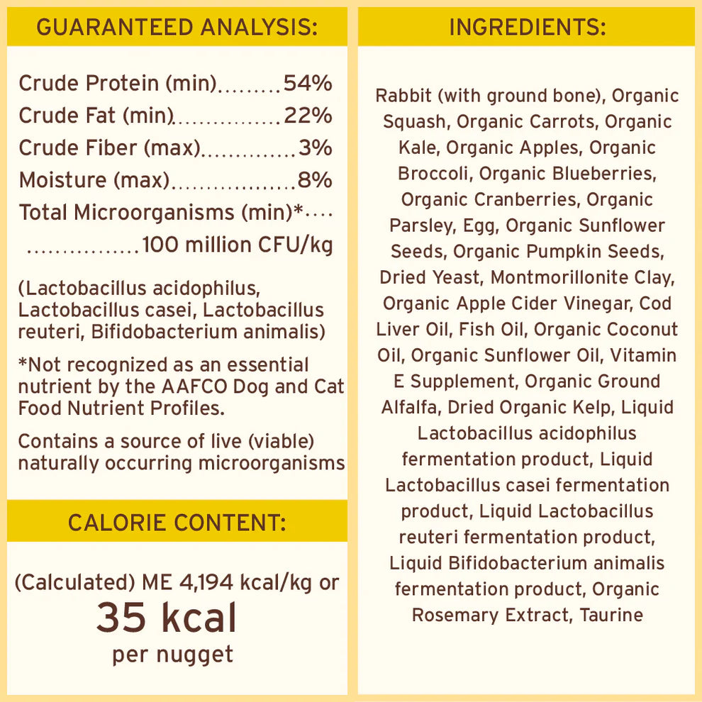 *PREORDER* Primal - Freeze Dried RABBIT Dog Food - 155GM (5.5oz)