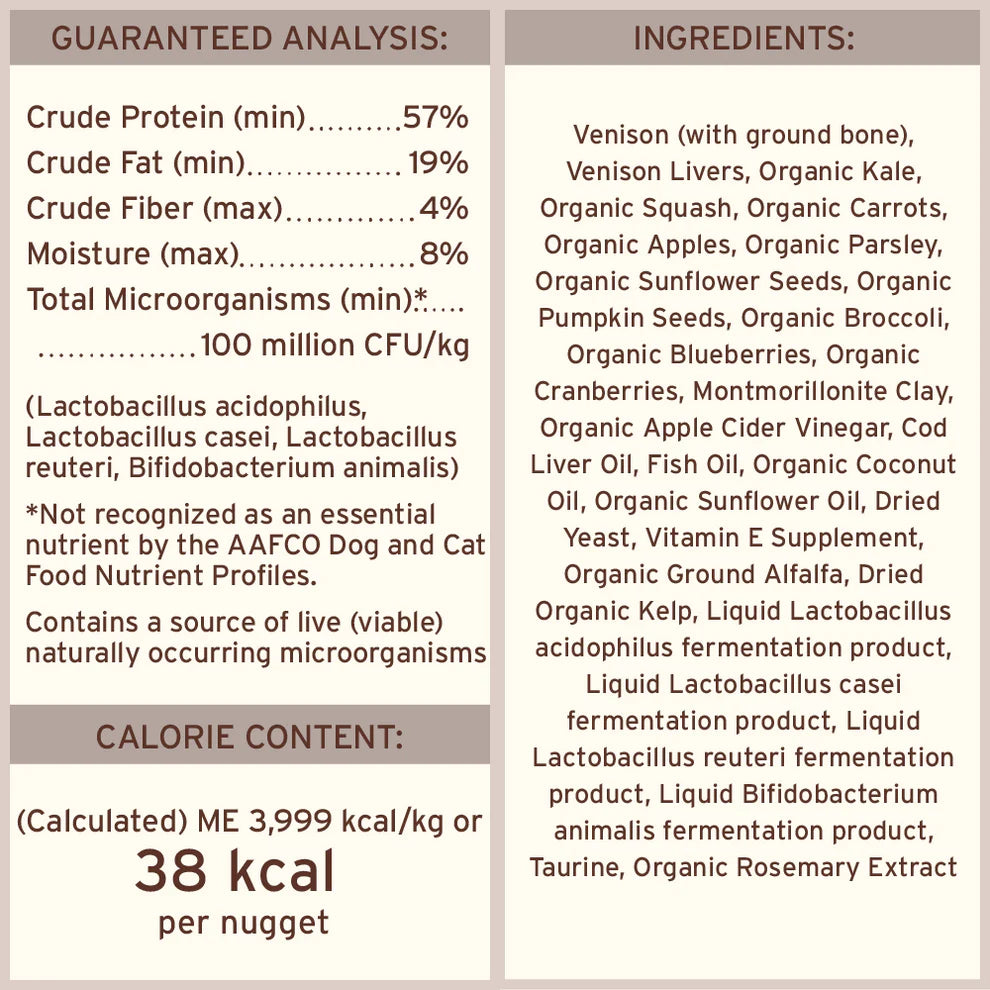 *PREORDER* Primal - Freeze Dried VENISON Dog Food - 397GM (14oz)