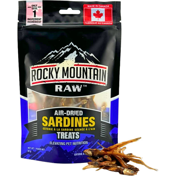 Rocky Mountain Raw - Air-Dried SARDINES Dog Treat - 40GM
