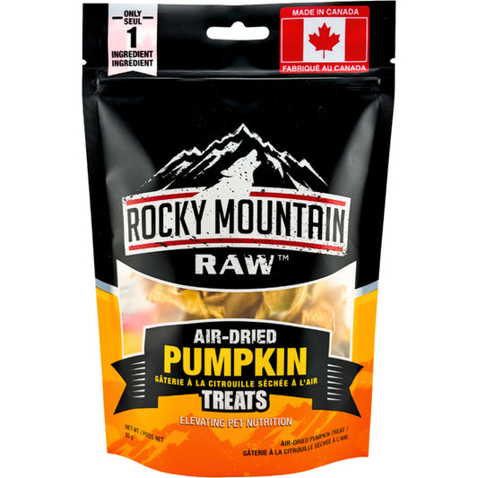 Rocky Mountain Raw - Air-Dried PUMPKIN Dog Treats - 55GM
