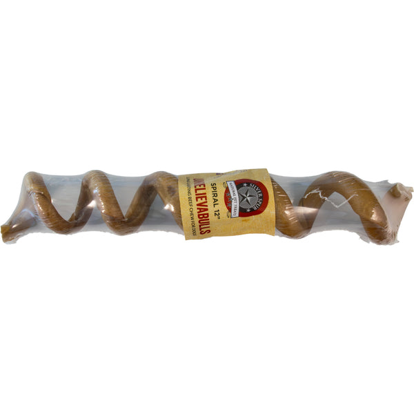 Silver Spur - UNBELIEVABULLS Spiral Dog Chew - 30.5CM (12in)