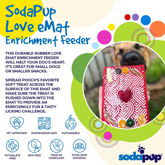 SodaPup - emat Love Hearts - SMALL