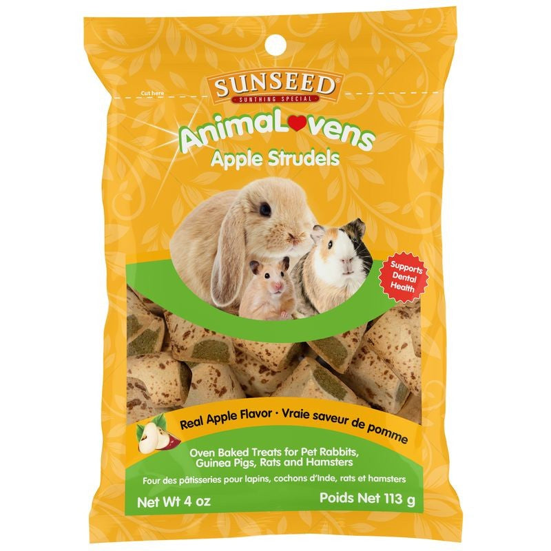Sunseed, AnimaLovens Apple Strudels, 113GM (3.5oz)