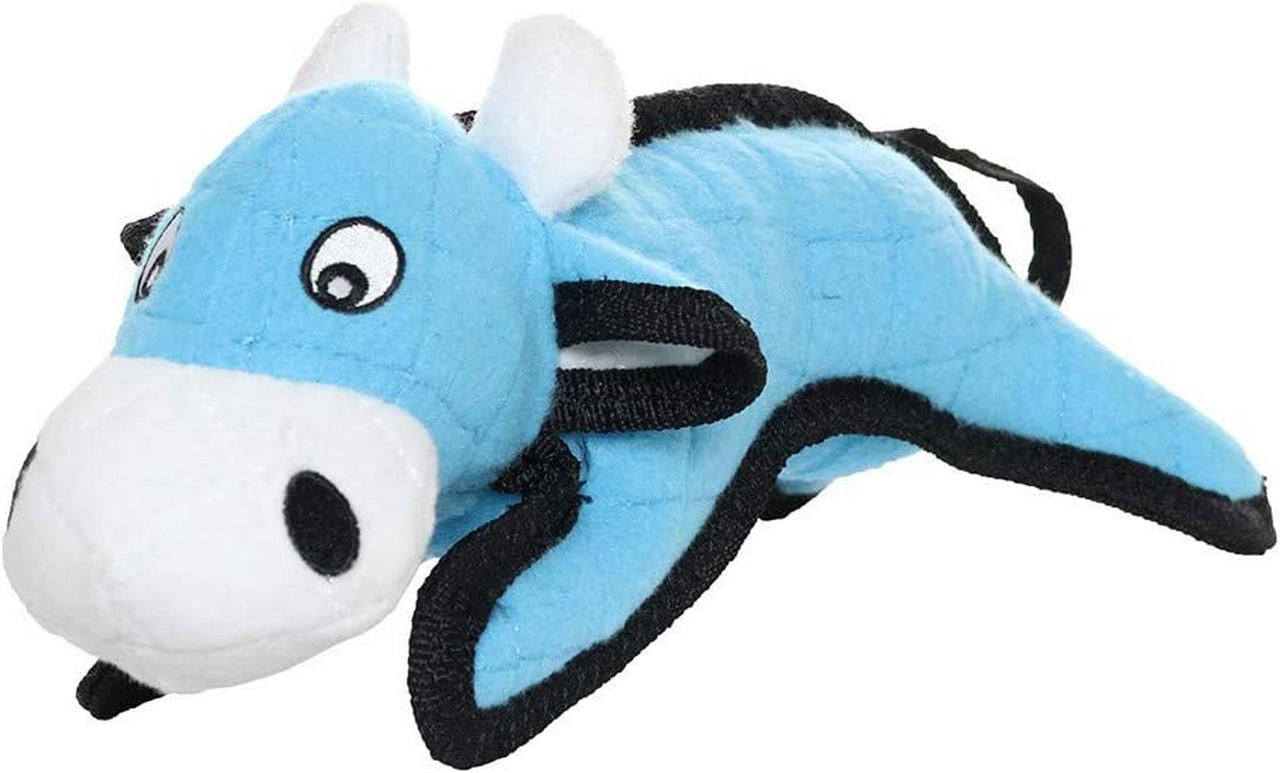 Tuffy - Barnyards Junior Kelvin the Cow Dog Toy - SMALL-MEDIUM - 30.5CM (12in)