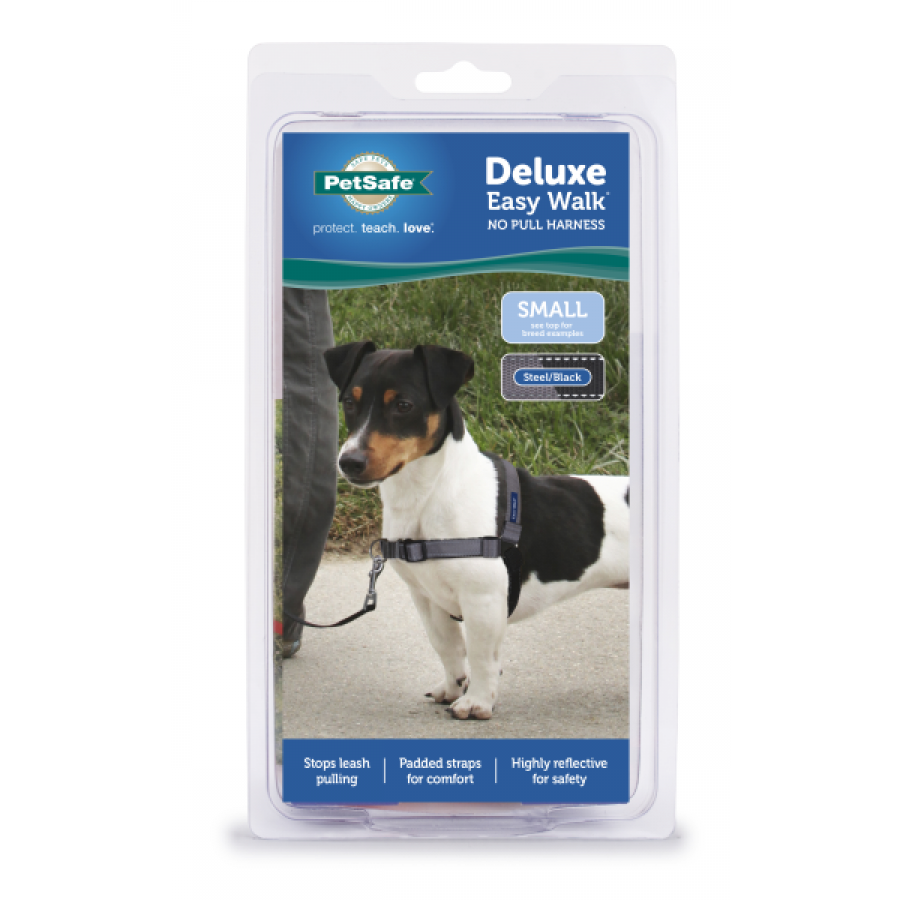 PetSafe - Deluxe Easy Walk Harness - STEEL - SMALL