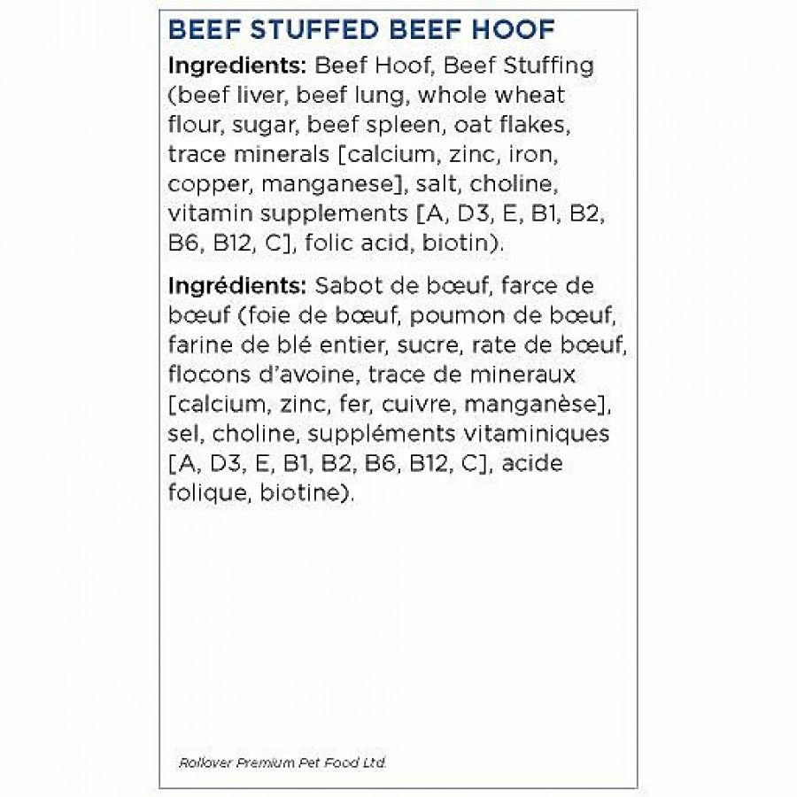 LocalID_68958 Rollover - Stuffed BEEF Beef Hoof Dog Chew