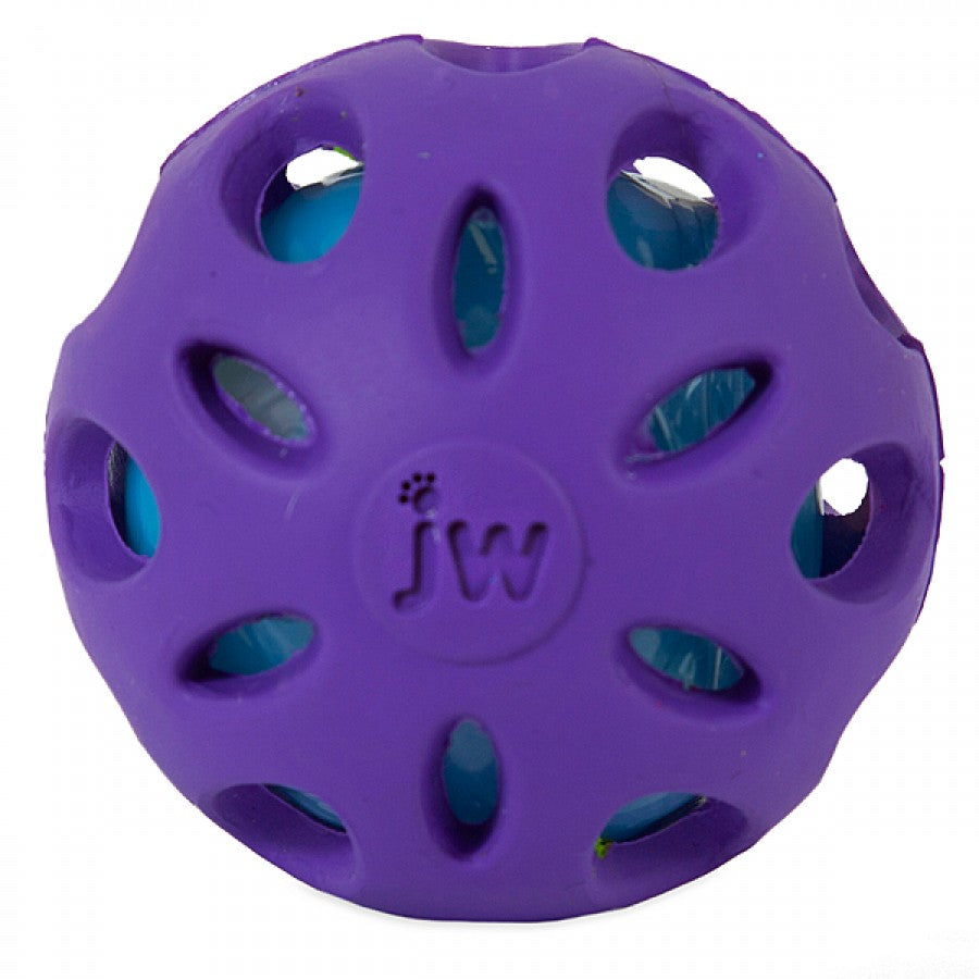 LocalID_69713 JW Pet - Crackle Heads Ball Dog Toy - SMALL - 6.4CM (2.5in)