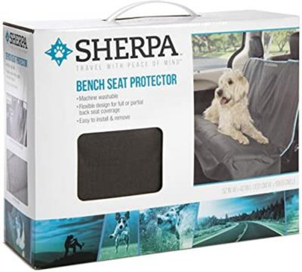 *DISC* Sherpa - Car Back Seat Cover - GRAY - 132 x 106.6CM (52x42in)