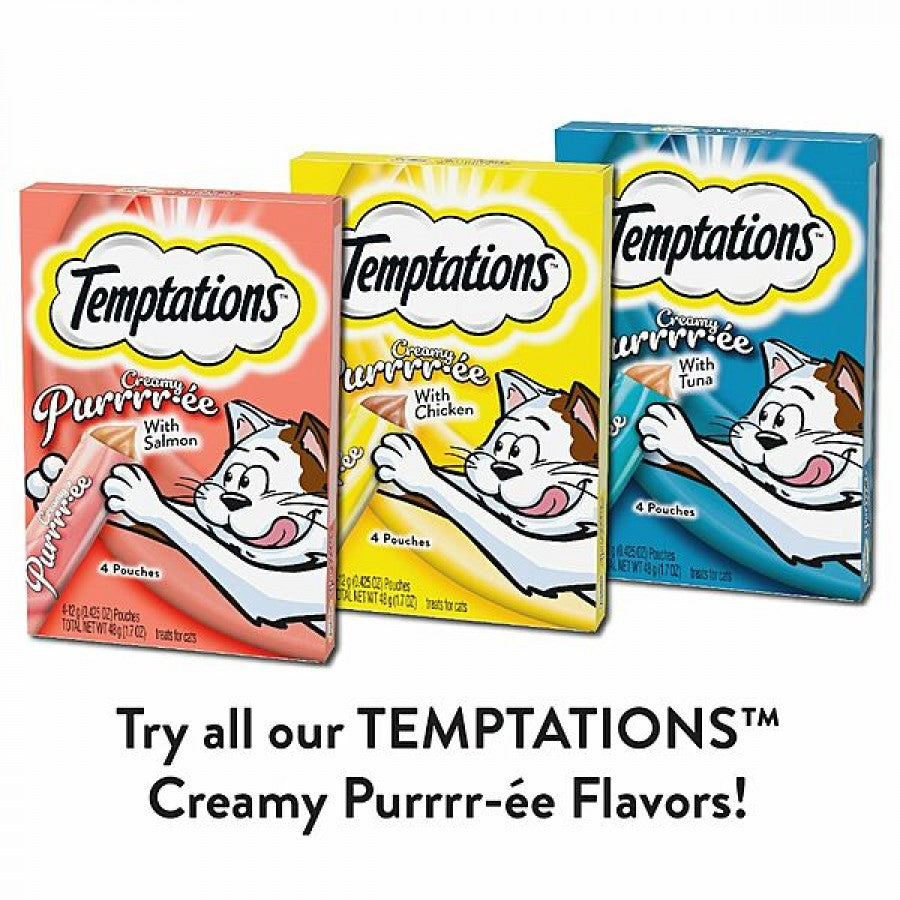 LocalID_68507 Whiskas - Creamy Puree CHICKEN Cat Treat - 12GM (1.7oz) - 4PK