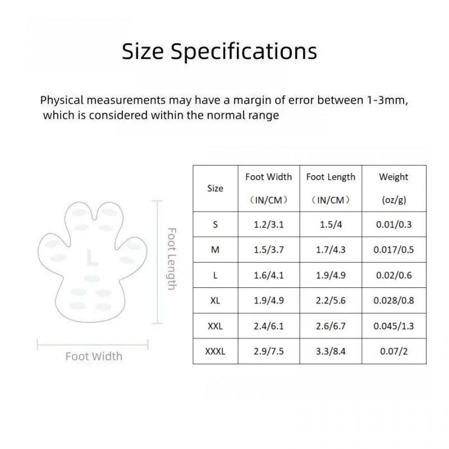 Dog Paw Protectors - Anti-Slip Paw Pads - XXLARGE - 7.5CM (3in)