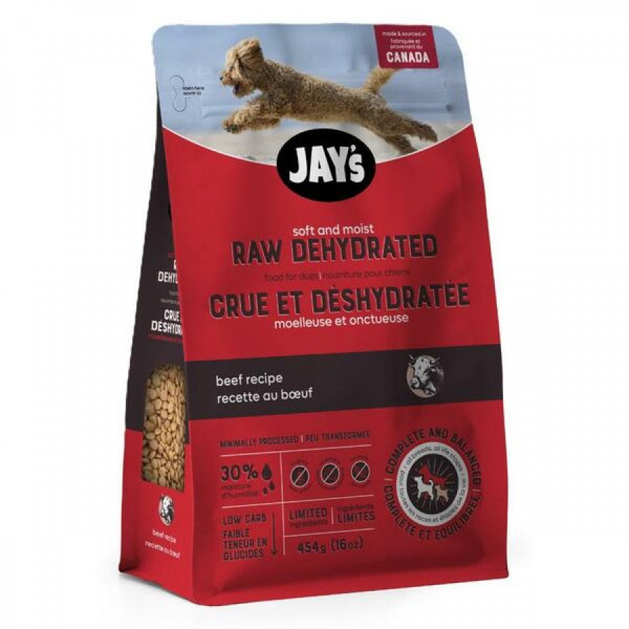LocalID_71578 Jay's - Soft & Moist BEEF Raw Dehydrated Dog Food - 454GM (16oz)