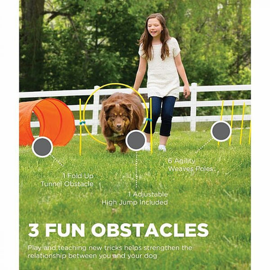 LocalID_60105 Outward Hound - ZipZoom OUTDOOR Agility Kit Orange Training Kit