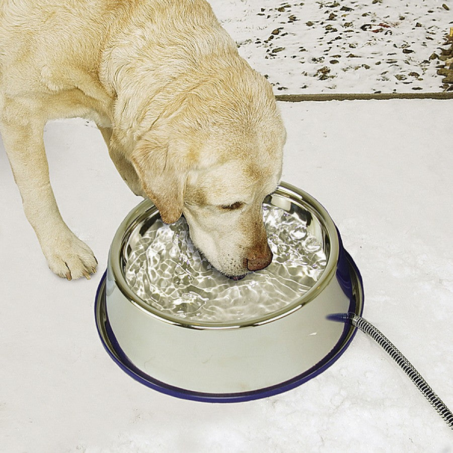 K&H - Thermal Bowl STAINLESS STEEL - 25Watt - 120oz