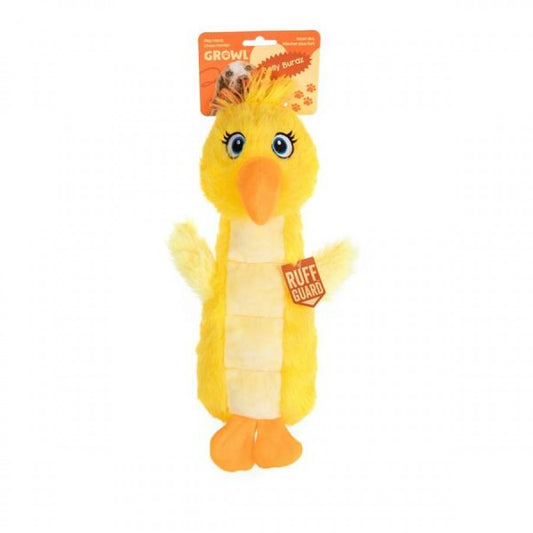 LocalID_69384 Growl - Belly Burdz Dog Toy - YELLOW - 30.5CM (12in)