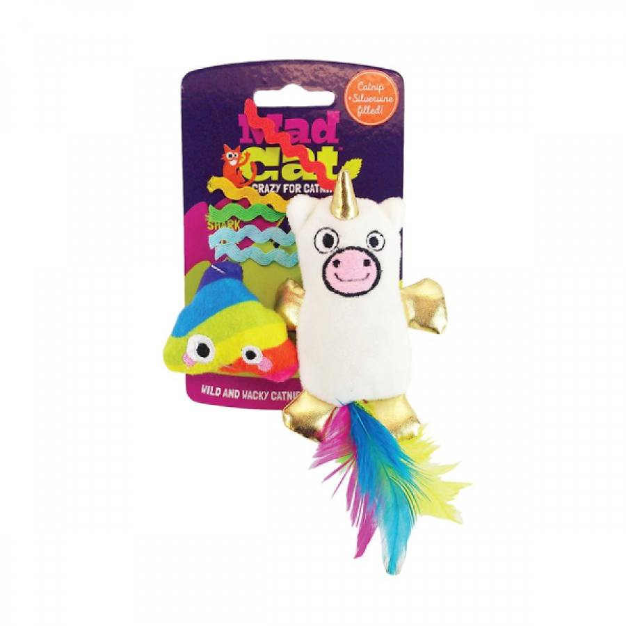 *DNR* Mad Cat - Mewnicorn Cat Toy - 13CM (5.2in) - 2PK
