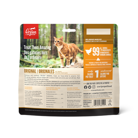 LocalID_65783 Champion Foods - Orijen - Freeze-Dried Treats ORIGINAL Cat Treat - 35GM (1.25oz)