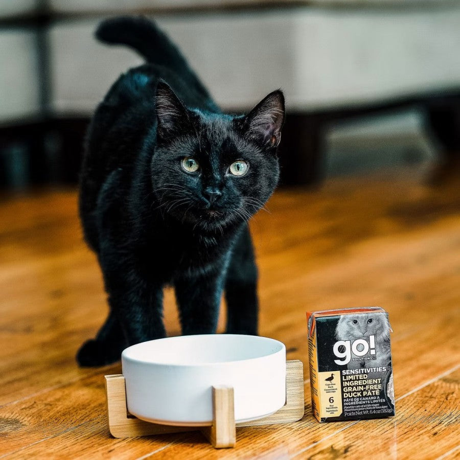 LocalID_65220 Petcurean - GO! Sensitivities GF LID DUCK Pate Wet Cat Food - 182GM (6.4oz)