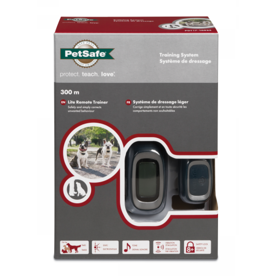 LocalID_41814 Petsafe - 300 M Lite Remote Trainer 15 levels for up to 2 dogs