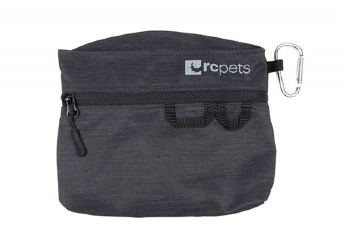 LocalID_44670 RC Pets - Quick Grab Treat Bag Heather Black - 20cm (8in)