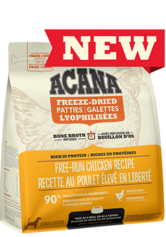LocalID_41904 Champion Foods - Acana Freeze Dried Morsels FREE-RUN CHICKEN Dog Food