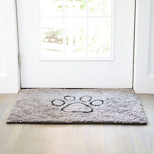 LocalID_64744 Dog Gone Smart - Dirty Dog Doormat - GREY - MEDIUM