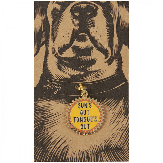 LocalID_70487 Primitives by Kathy - Tongue's Out Collar Charm - 2.5CM (1in)-2