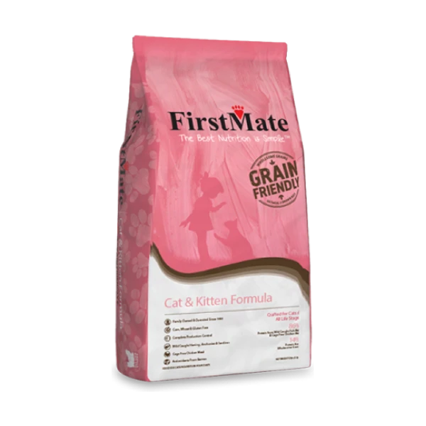 FirstMate Cat and Kitten Fish and Cage Free Chicken Dry Cat Food - 2.27KG (5lb)