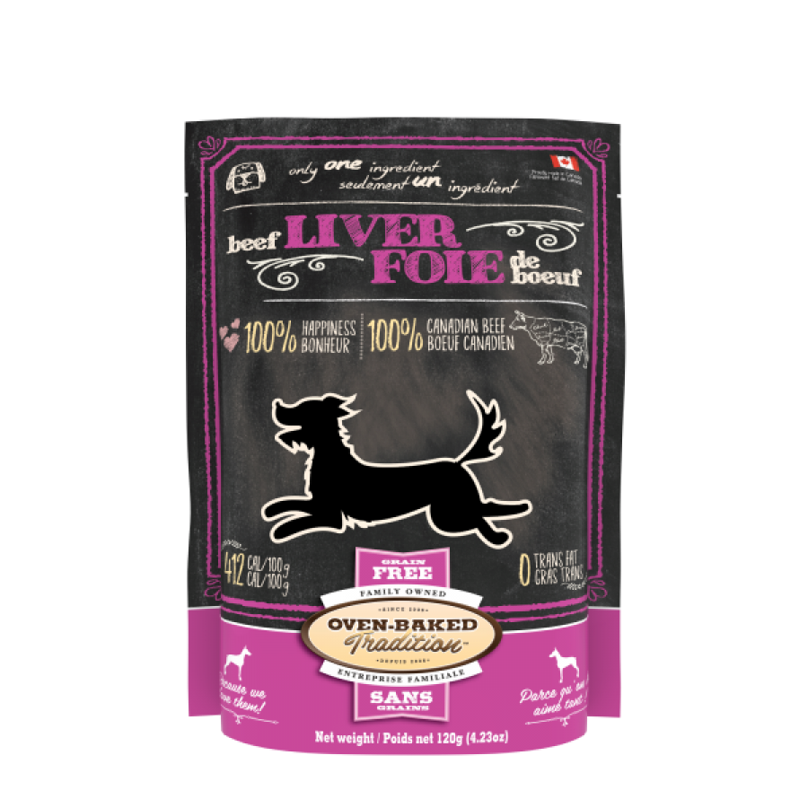 LocalID_44432 Oven-Baked Tradition - Dog Dehydrated Beef Liver - 120g (4.2oz)