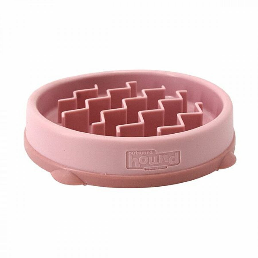 Outward Hound - Fun Feeder Wave - PINK - SMALL - 14.5CM (5.5in)