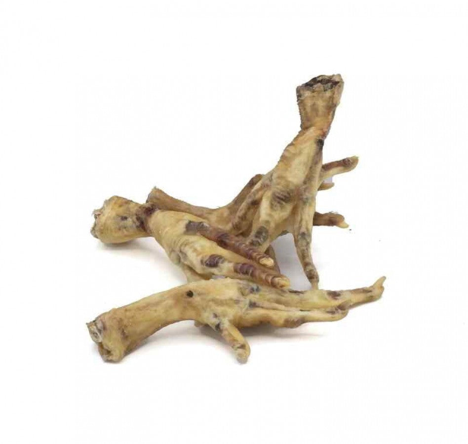 LocalID_64415 Furever Pure - CHICKEN FEET Dog Chew - 12CM (5in) - 6PK