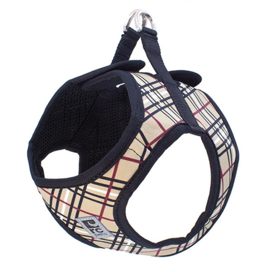 LocalID_61231 RC Pets - Step in Cirque Harness - TAN TARTAN - LARGE