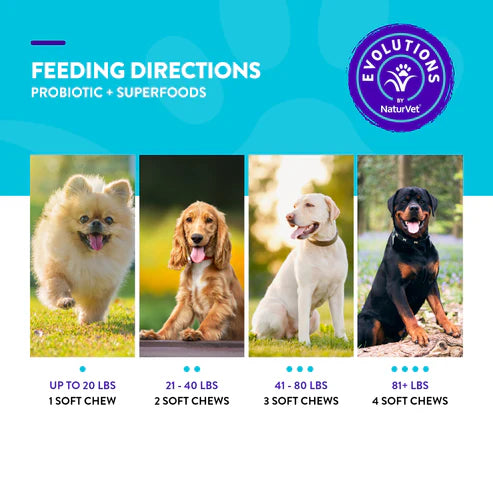 LocalID_70966 NaturVet - Probiotic + Superfoods Soft Chews - 396GM (13.9oz) - 180CT