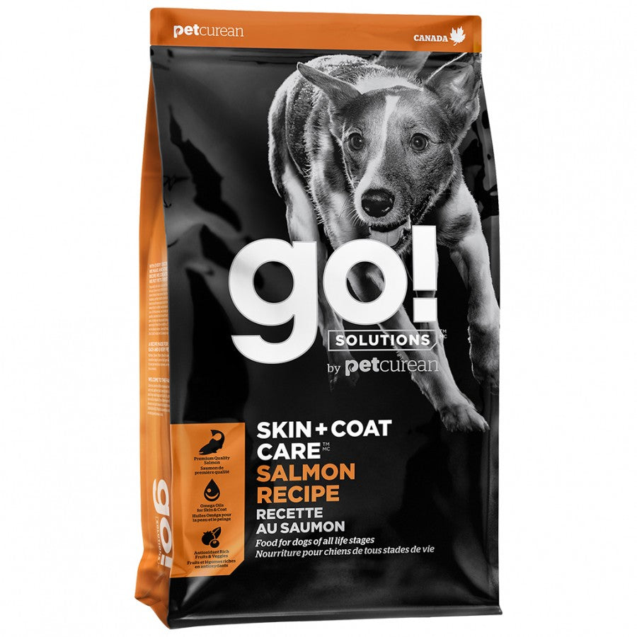LocalID_30449 Petcurean - GO! Skin and Coat SALMON Dry Dog Food - 1.59KG (3.5lb)