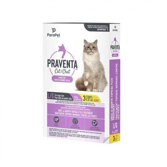 LocalID_71226 Parapet - Praventa for LARGE Cats - 4KG and Over - 3 Tubes