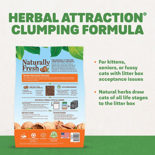 LocalID_69180 Naturally Fresh - Quick-Clump Herbal Attraction Litter - 6.35KG (14lb)