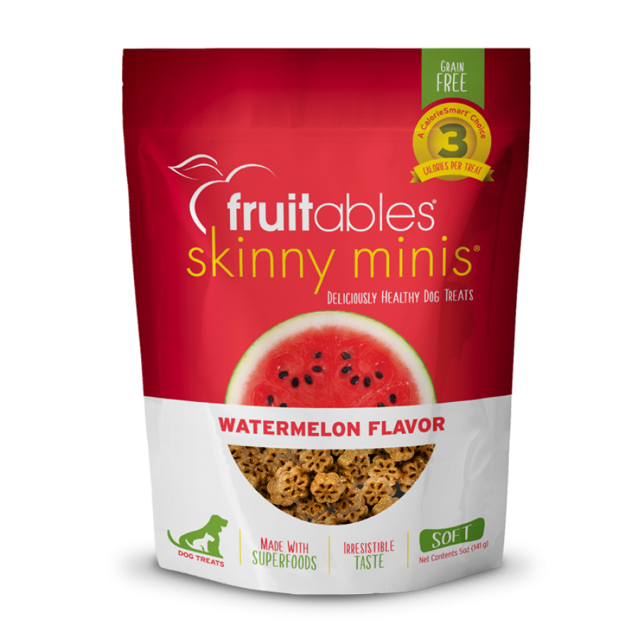 LocalID_68273 Fruitables - Skinny Minis WATERMELON Chewy Dog Treats - 141GM (5oz)