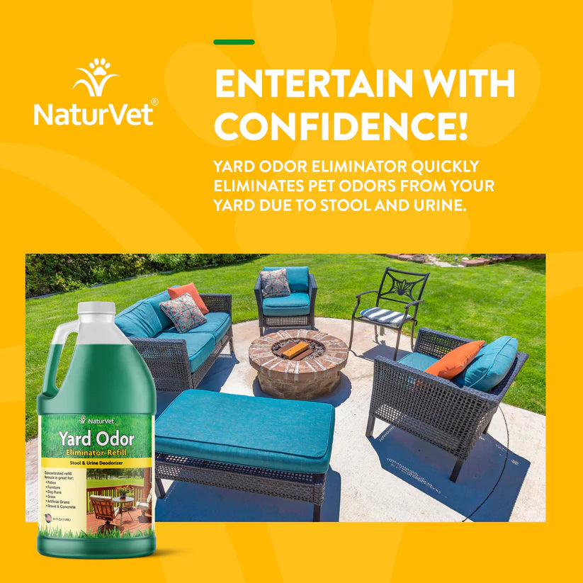 NaturVet - Yard Odor Eliminator Refill - 1.89L (64oz)