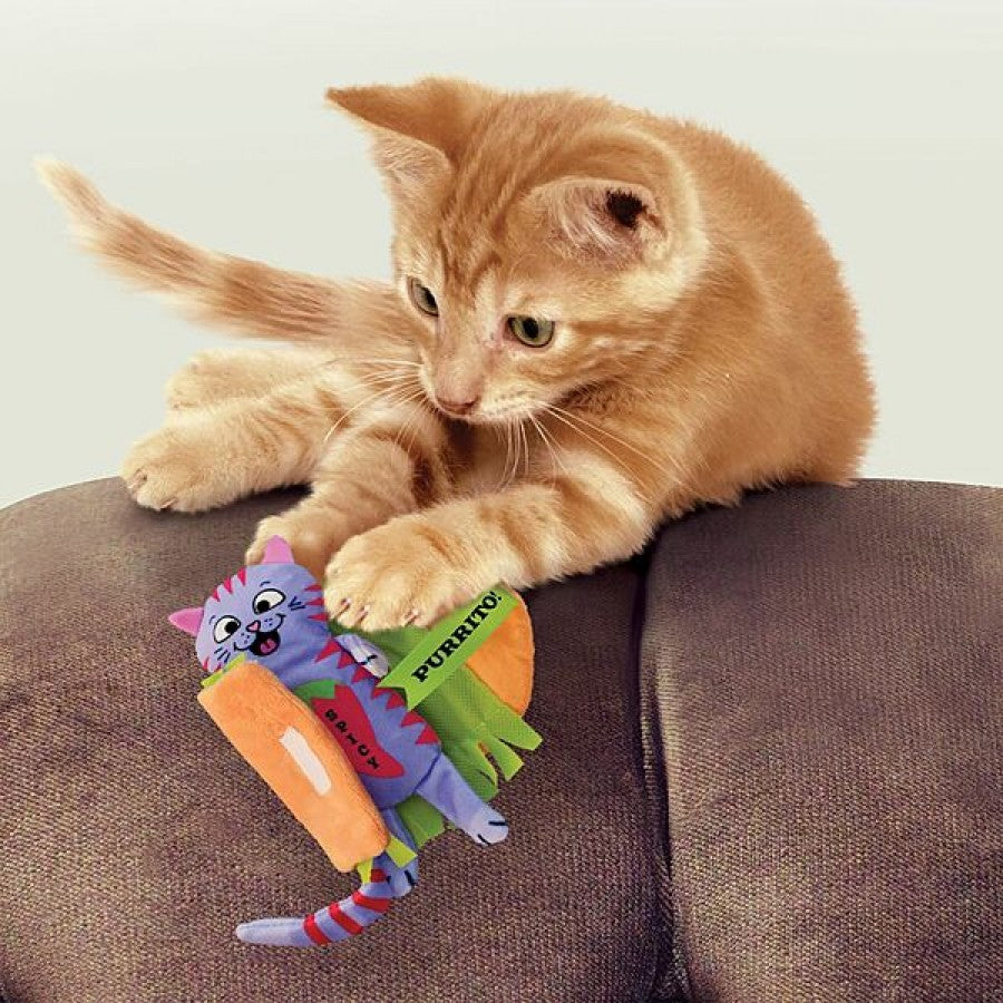 *DNR* KONG - Pull-A-Partz Purrito Cat Toy - 15CM (6in)