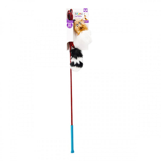 LocalID_65716 Outward Hound - Tail Teaser Wand - Squeak & Rattle Cat Toy - 95CM (37.5in)