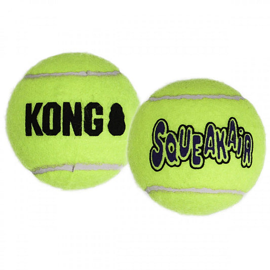 LocalID_69756 KONG - AirDog Squeaker Tennis Ball Dog Toy - XSMALL - 4CM (1.5in) - 3PK