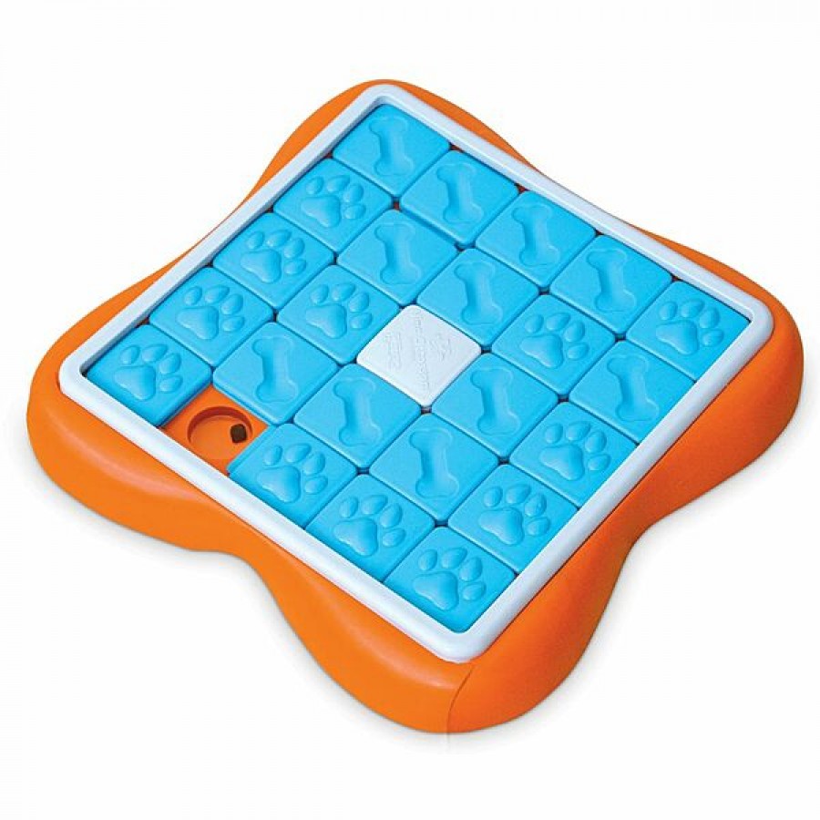 LocalID_69962 Nina Ottosson - Challenge Slider Puzzle Dog Toy - MULTICOLOUR - 37x37x5CM (14.57x14.57x1.97in)